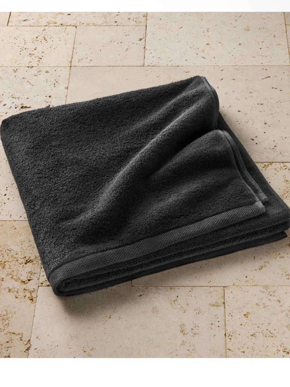 Casaluna Organic Bath Sheet •Black•